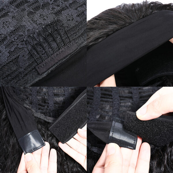 Headband Wig Human Hair Water Wave Wig - Image 8